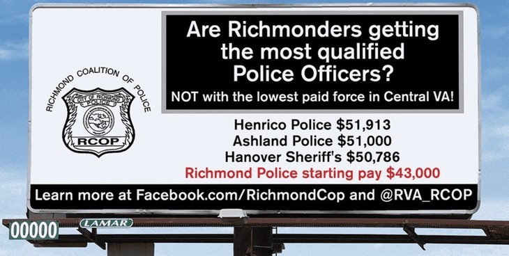 Richmond Police Chief Bashes Billboards Placed By Police Organization