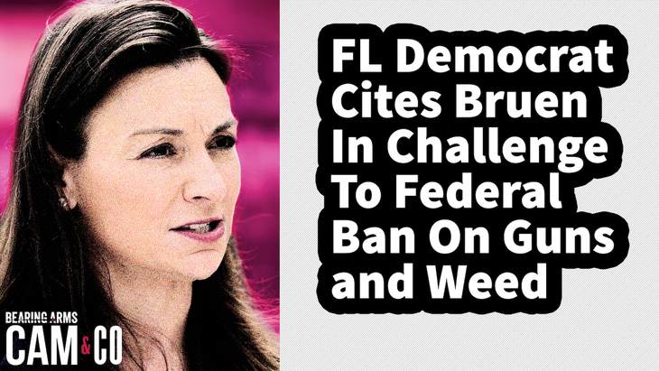 FL Democrat cites Bruen in challenge to federal ban on guns and weed