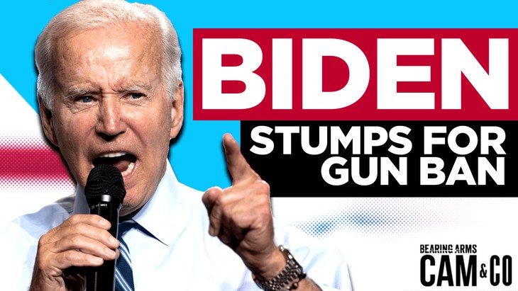 Biden stumps for gun ban in battleground state